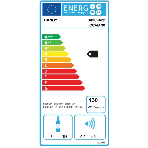 VGRADNA HLADILNA VITRINA CANDY CCVB 30