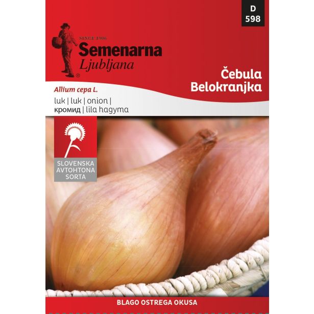 ČEBULNICA ČEBULA BELOKRANJKA V MALI VREČICI 598