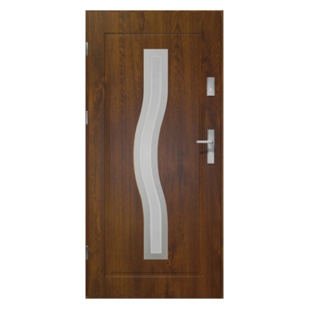 VHODNA KOVINSKA VRATA SYSTEM55 CERES 999X2068 MM L TEMNI OREH