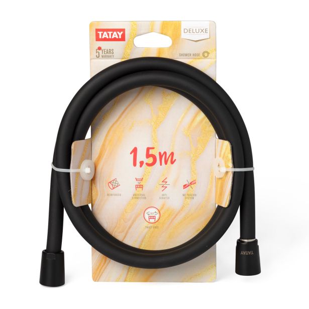 CEV ZA PRHO TATAY DELUXE 1.5M ČRNA PVC/ABS