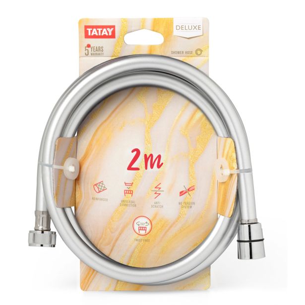 CEV ZA PRHO TATAY DELUXE 2M SREBRNA PVC/ABS