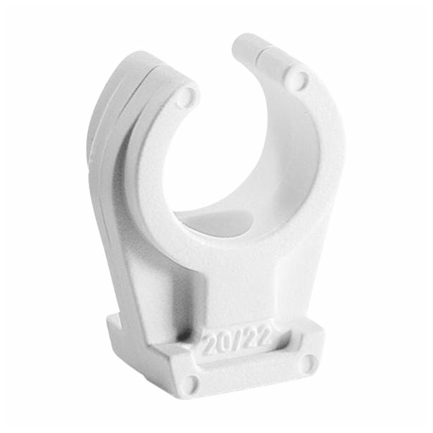 CEVNO DRŽALO ZA BAKER VAFRA PVC ENOJNO FI 20-22 MM PAKIRANO 4 KOSI