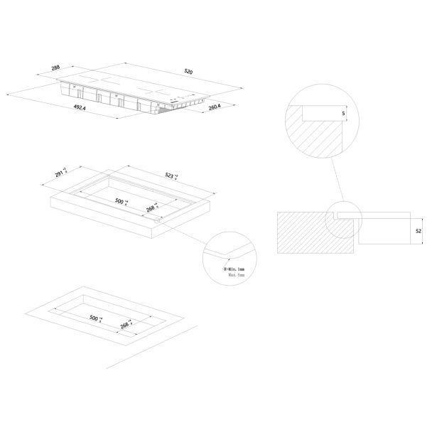 INDUKCIJSKA PLOŠČA CANDY CID 30/G3