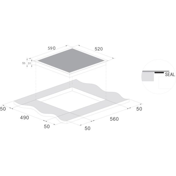 INDUKCIJSKA PLOŠČA CANDY CIES 642 MCTT