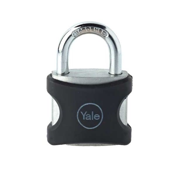 CILINDRIČNA OBEŠANKA YALE 25 MM ČRNA ESSENTIAL ALU ZAV=1 KOS