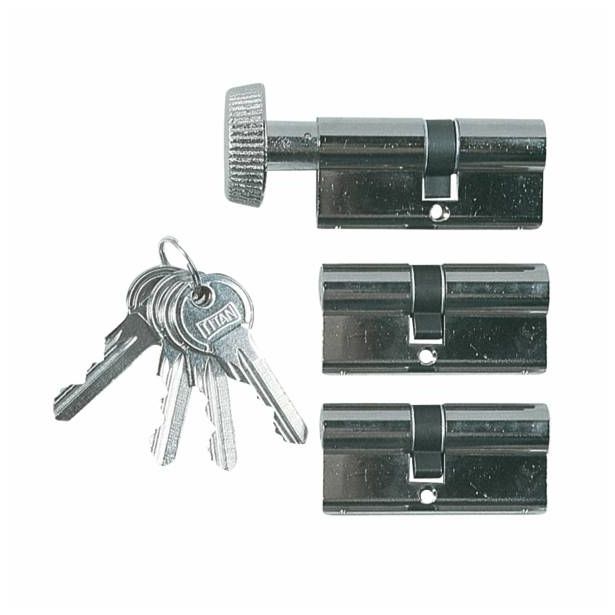 CILINDRIČNI VLOŽKI TITAN 847/65-K1 2+1 GUMB ENAKI