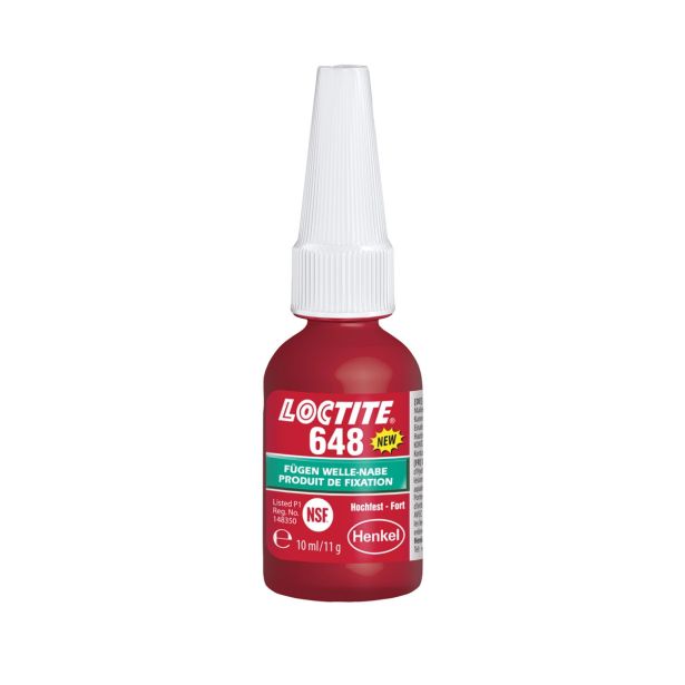 CILINDRIČNO LEPLJENJE HENKEL ACM LOCTITE 648 BO 10ML DE, FR 10 ML