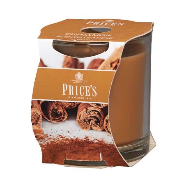 SVEČA V KOZARCU PRICES CINNAMON