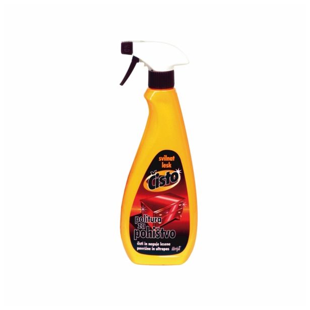 ČISTILO ZA LES ILIRIJA POLITURA ZA POHIŠTVO 500 ML S PRŠILCEM