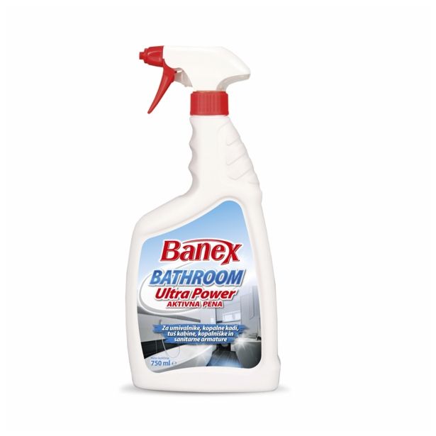 ČISTILO ZA WC, KOPALNICO BANEX ULTRA POWER AKTIVNA PENA 750 ML