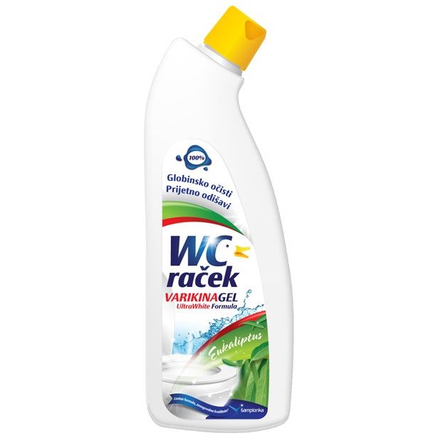 ČISTILO ZA WC, KOPALNICO WC RAČEK VARIKINA GEL 750 ML