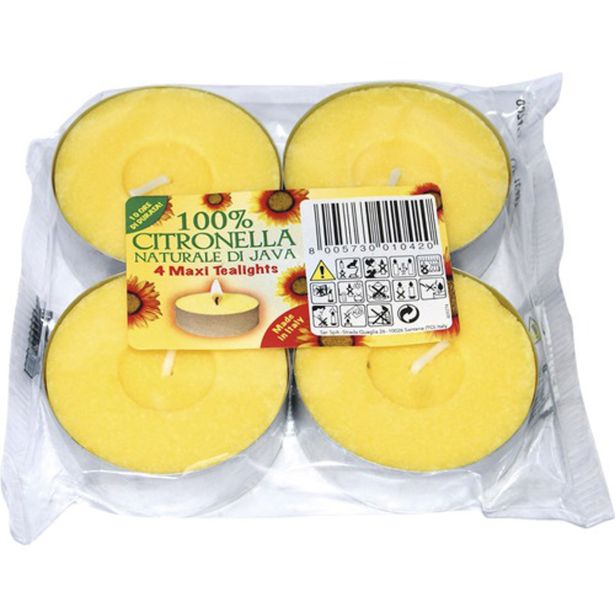 ČAJNA SVEČA CITRONELLA CITRONELLA 4/1