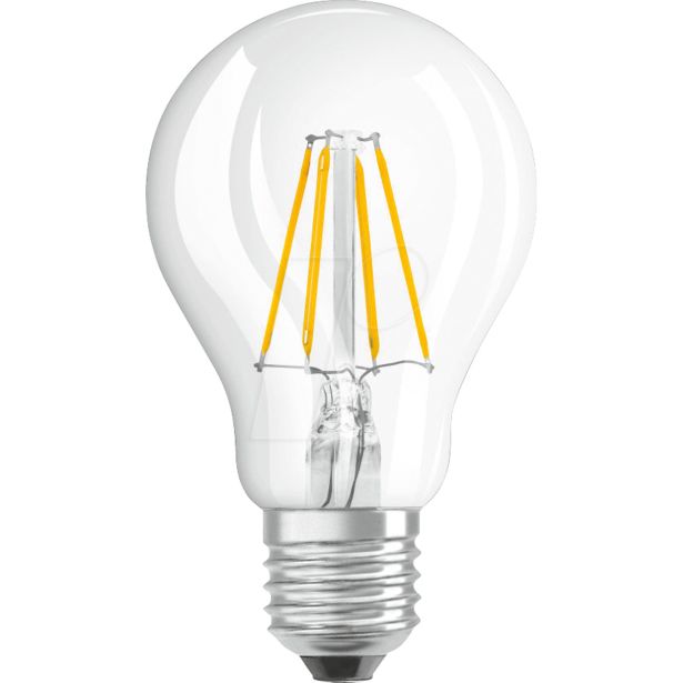 LED ŽARNICA E27 OSRAM CLA40 4W/840, BISTRA STAR, FILAMENT