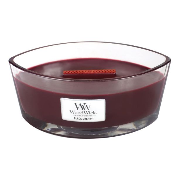 SVEČA V KOZARCU WOODWICK CLASSIC ELIPSE BLACK CHERRY