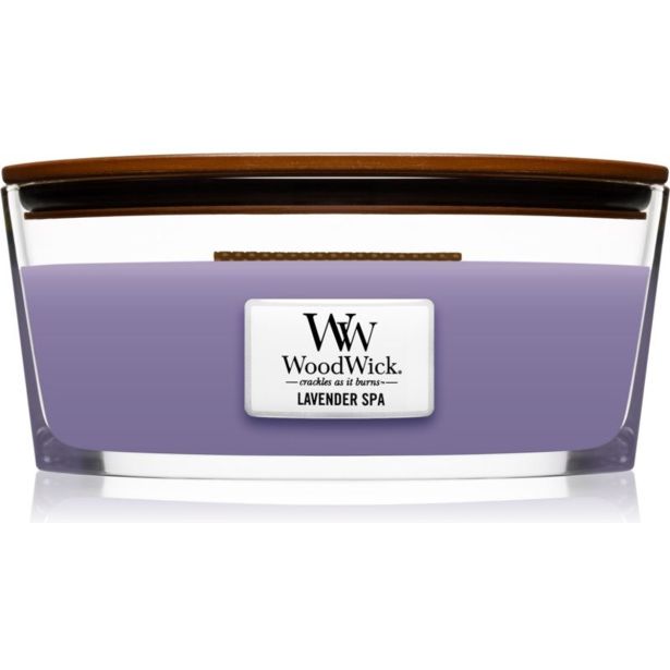 DIŠČEA SVEČA WOODWICK CLASSIC ELIPSE LAVANDER SPA 76492E