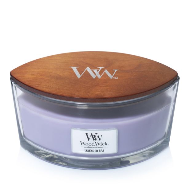 DIŠČEA SVEČA WOODWICK CLASSIC ELIPSE LAVANDER SPA 76492E