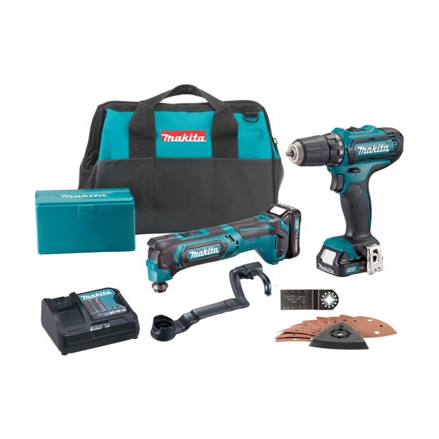 AKUMULATORSKO MULTIFUNKCIJSKO ORODJE IN VRTALNIK-VIJAČNIK MAKITA CLX206SX4