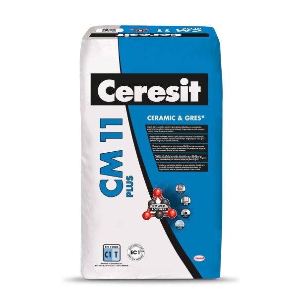 LEPILO ZA PLOŠČICE HENKEL ACB CERESIT CM 11 PLUS - SIV 25KG C1T