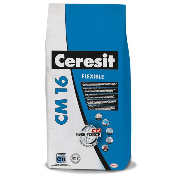 LEPILO ZA PLOŠČICE HENKEL ACB CERESIT CM 16 SIV 5KG C2TE