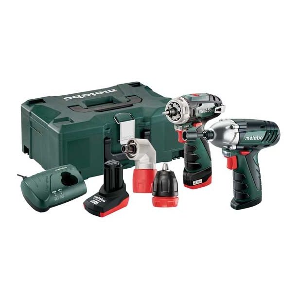 BATERIJSKI STROJI V KOMPLETU METABO COMBO SET 2.1 10.8 V QUICK PRO (BS QUICK + SSD)
