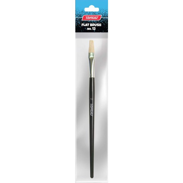 ČOPIČI, PALETE, LONČKI TARGET ČOPIČ PLOŠČAT ŠT. 12 BL.1/1 27488