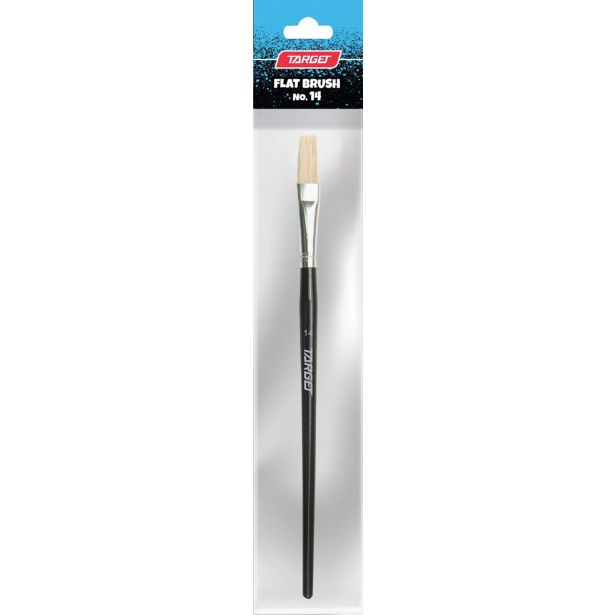 ČOPIČI, PALETE, LONČKI TARGET ČOPIČ PLOŠČAT ŠT. 14 BL.1/1 27489