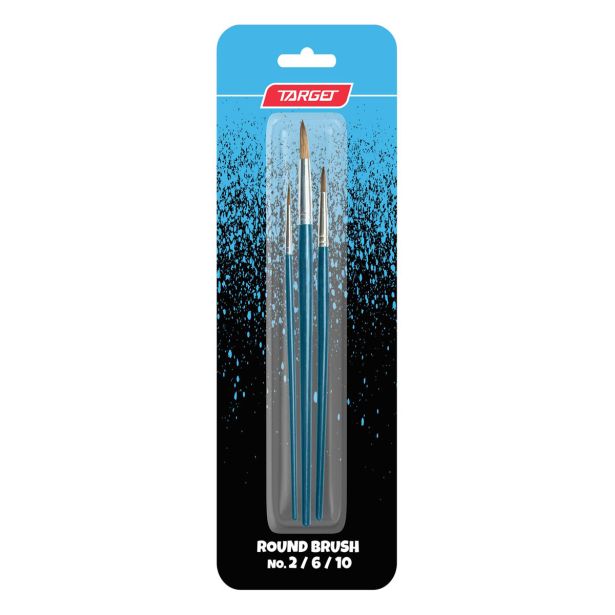 ČOPIČI, PALETE, LONČKI TARGET ČOPIČI OKROGLI ŠT.2.6.10 3/1, BL-8071