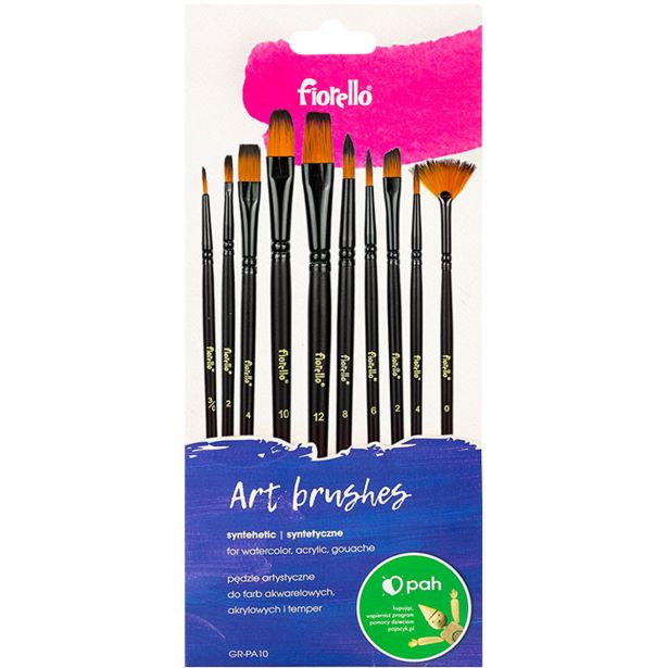 ČOPIČI SET 10, UMETNIŠKI