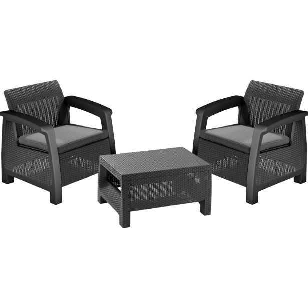 KETER BAHAMA 3-DELNI VRTNI SET