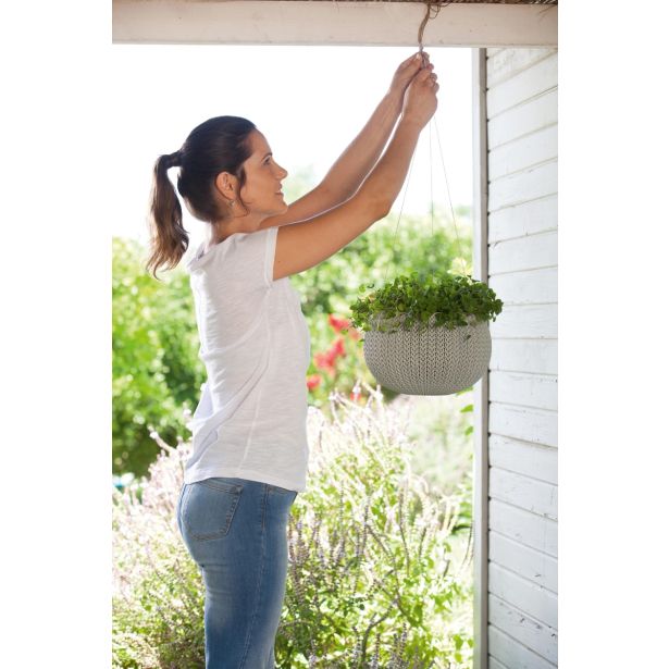 PE ZUNANJI LONEC KETER COZY M OBEŠANKA 36 X 36 X 22.5 CM