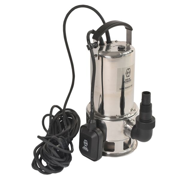 ČRPALKA ZA VODO REM POWER SPR 15505 DR INOX ZA ČISTO IN UMAZANO VODO