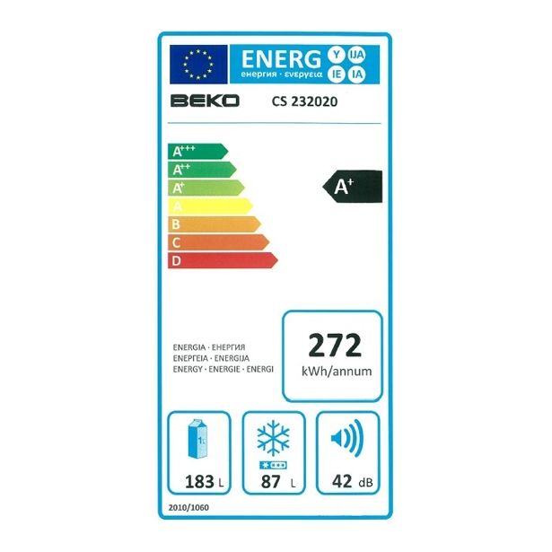 HLADILNIK IN ZAMRZOVALNIK BEKO CS 232020