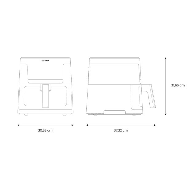 CVRTNIK NA VROČI ZRAK AIWA CHUKUMA - AFR-7000, 7 L