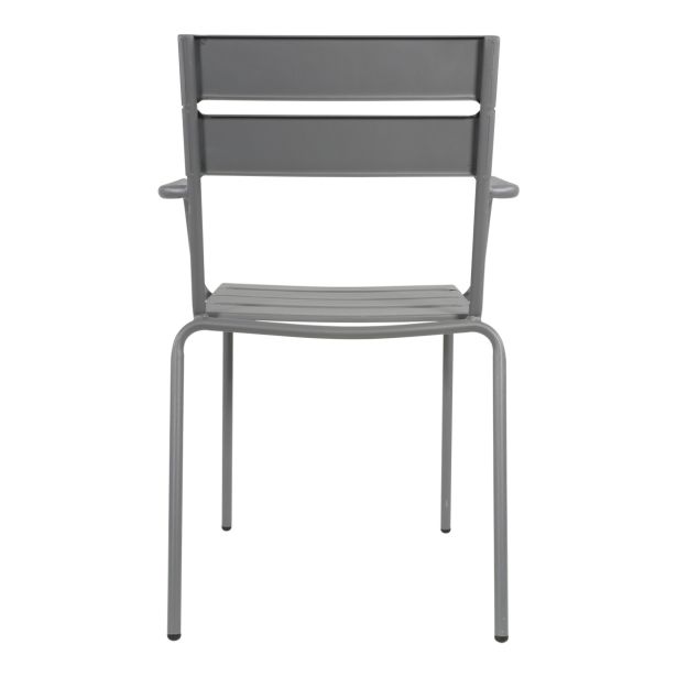 KOVINSKI STOL LESLI DA VINCI, NAKLADALEN, SIVI