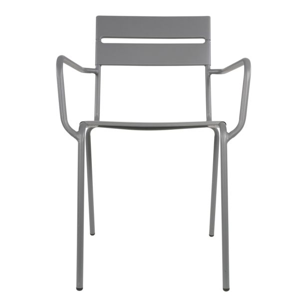 KOVINSKI STOL LESLI DA VINCI, NAKLADALEN, SIVI