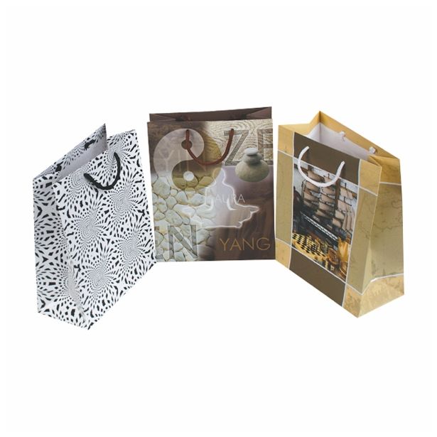 DARILNA VREČKA MAT RED KLASIKA A4 Z VRVICO 264X136X327 MM