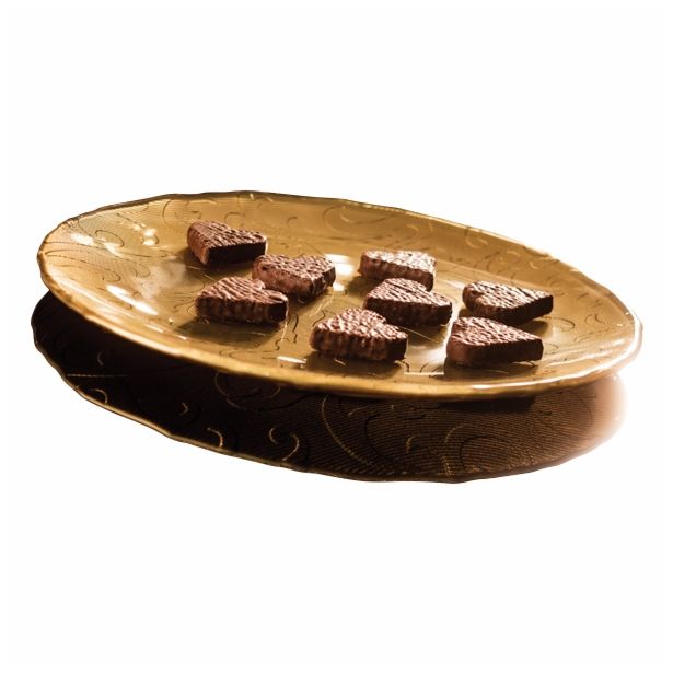 STEKLENI KROŽNIK FLORAL