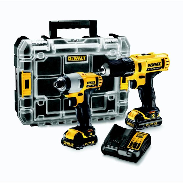 AKUMULATORSKI SET DEWALT DCK211C2T