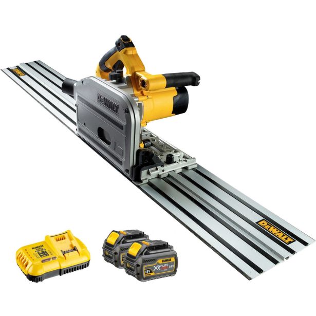 AKU. POTOPNA KROŽNA ŽAGA DEWALT DCS520T2R FLEXVOLT