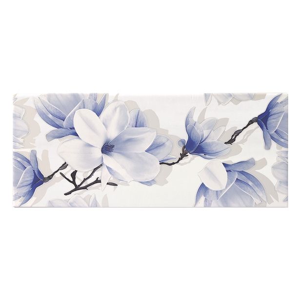 STENSKA PLOŠČICA GORENJE KERAMIKA BLOSSOM WHITE DC FLOWER 25X60 DEKOR