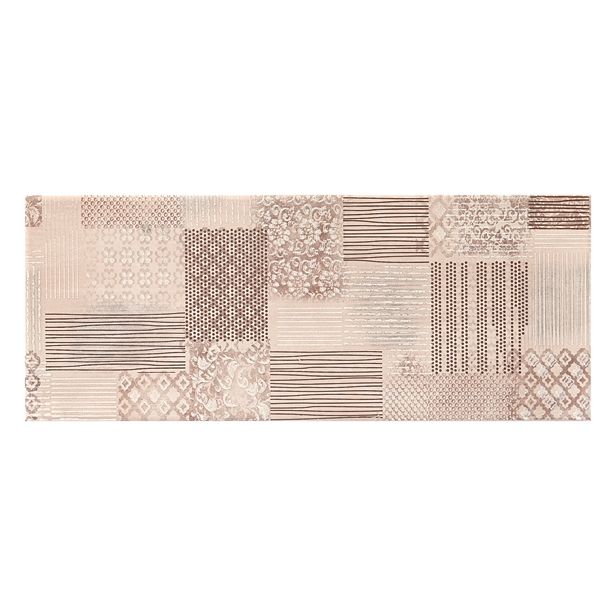 STENSKA PLOŠČICA GORENJE KERAMIKA DIVINE BEIGE DC PATCHWORK 20X50 DEKOR