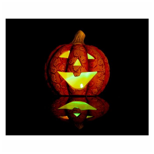 DEKOR.ZA NOČ ČAROVNIC GLOSSTYLE BUČA KERAMIČNA 11 CM SORTIRANO