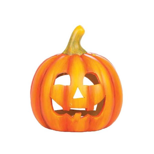 DEKOR.ZA NOČ ČAROVNIC GLOSSTYLE BUČA KERAMIČNA 19 CM PREMERA