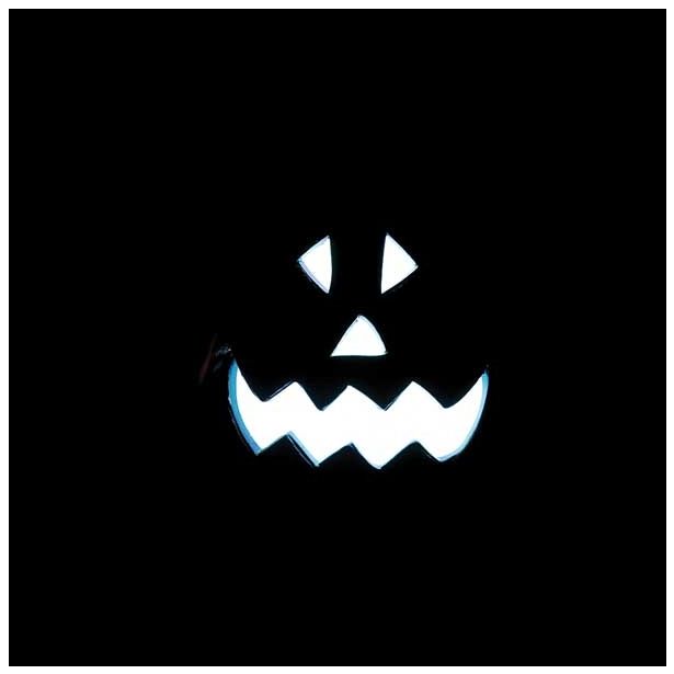 VSE ZA NOČ ČAROVNIC GLOSSTYLE BUČA KERAMIČNA 21 CM VIŠI NE Z LED LUČKO