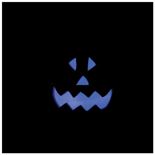 VSE ZA NOČ ČAROVNIC GLOSSTYLE BUČA KERAMIČNA 21 CM VIŠI NE Z LED LUČKO