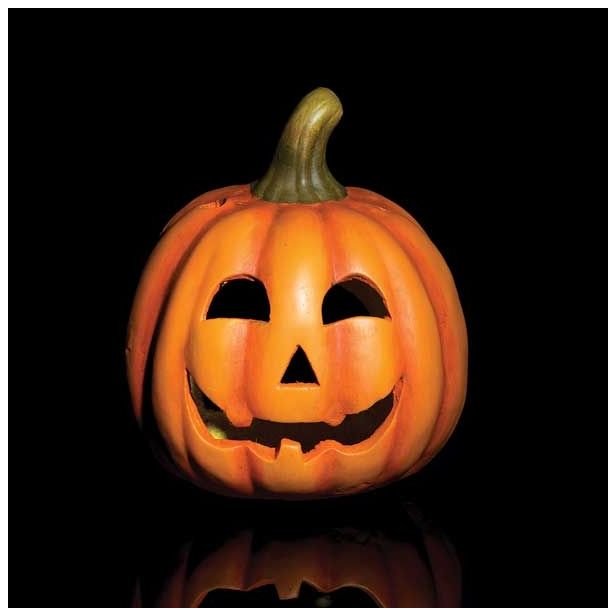 DEKOR.ZA NOČ ČAROVNIC GLOSSTYLE BUČA KERAMIČNA MGO 25CM PREMERA