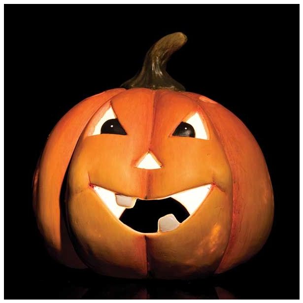 DEKOR.ZA NOČ ČAROVNIC GLOSSTYLE BUČA KERAMIČNA MGO 29 CM PREMERA