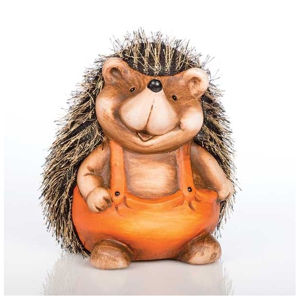 DEKOR.ZA NOČ ČAROVNIC GLOSSTYLE JEŽ HRANILNIK 16 CM KERAMIČNI