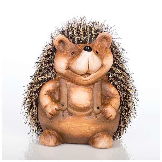 DEKOR.ZA NOČ ČAROVNIC GLOSSTYLE JEŽ HRANILNIK 16 CM KERAMIČNI