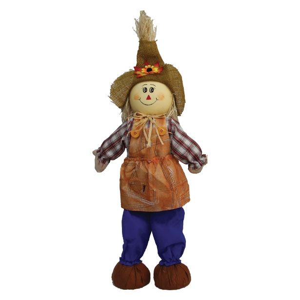 DEKOR.ZA NOČ ČAROVNIC GLOSSTYLE SLAMNATA FIGURE 66 CM STRAŠILO